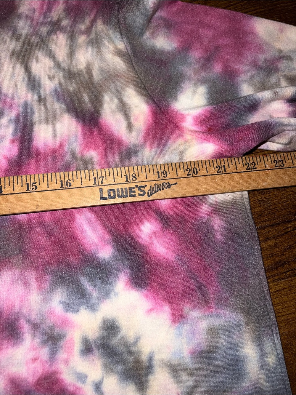 Ultra Soft Pink Tie Dye Gray Abstract Cozy Mock Neck Pullover Retro 90’s Size L - Picture 9 of 10
